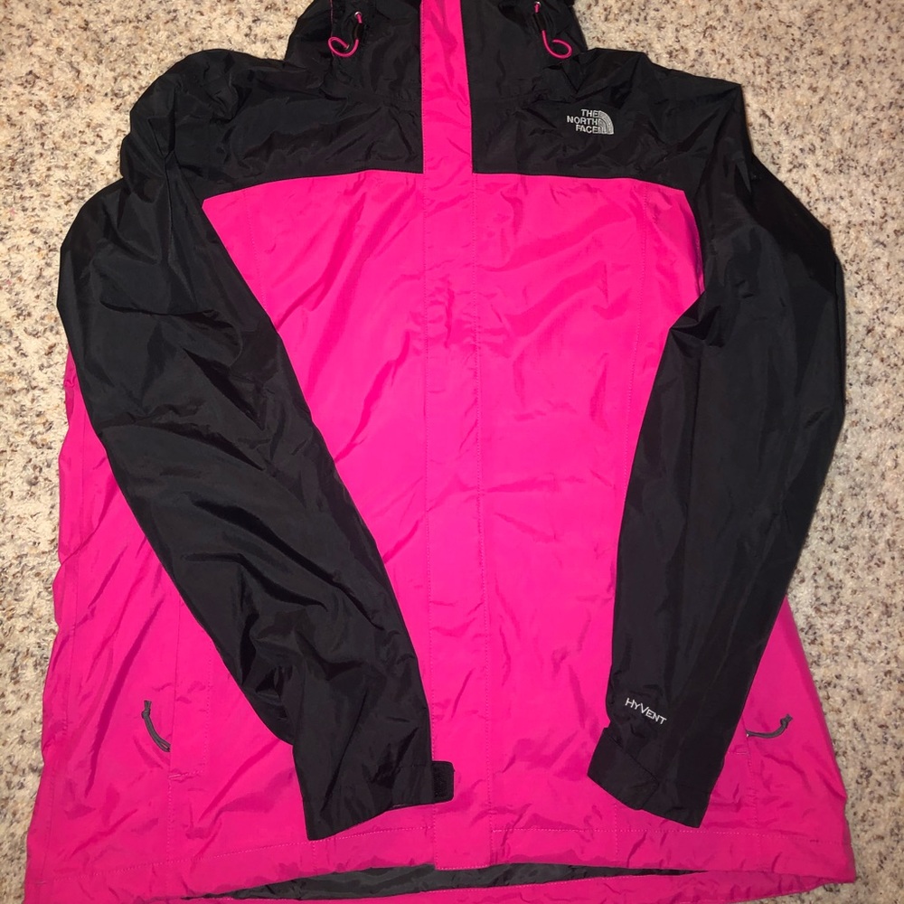 The North Face 3 in 1 HyVent Jacket Fleece Pnk/Blk